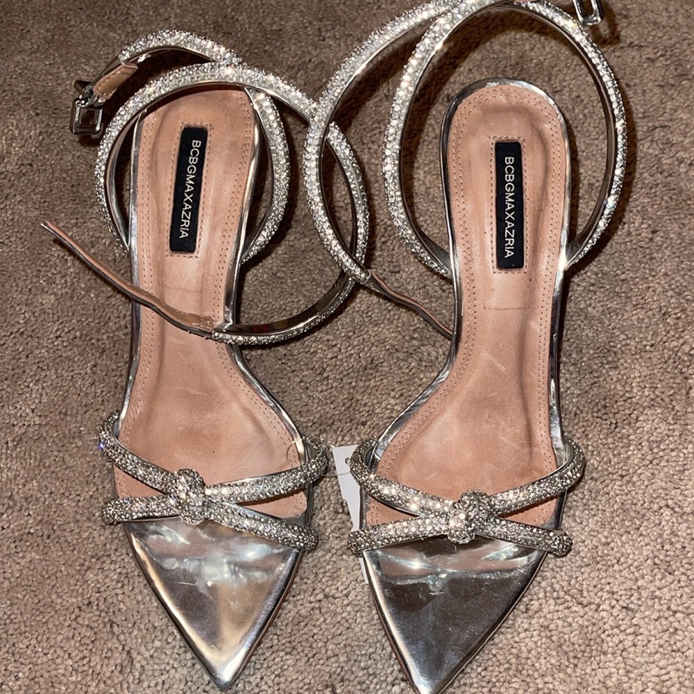 BCBGMAXAZRIA Della Rhinesstone Heeled Sandal - Picture 3 of 5